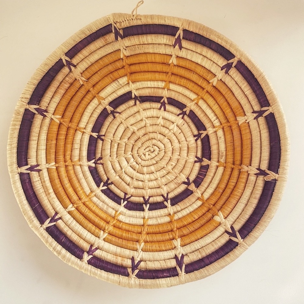 Woven Basket Wall Decor Boho